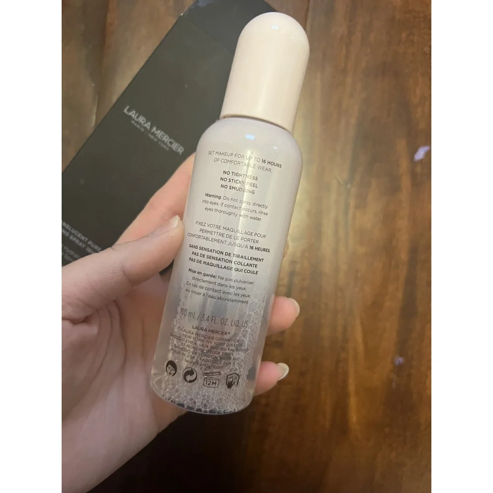 LAURA MERCIER Translucent Pure Setting Spray 16HR Full-Size 3.4 oz New In Box